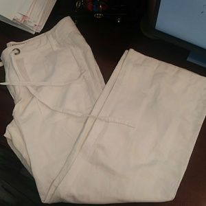 Converse One Star size 12 linen capri pants